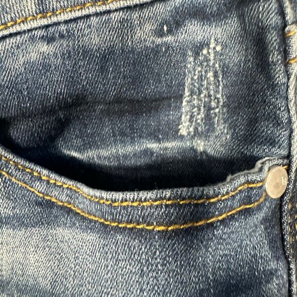 Judy Blue Jeans 27 Straight Fit Blue Stretch Medium Wash JB8277 Denim Trendy - Picture 4 of 13